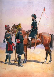 Soldats du 33e Queen
